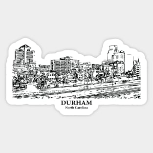 Durham - North Carolina Sticker